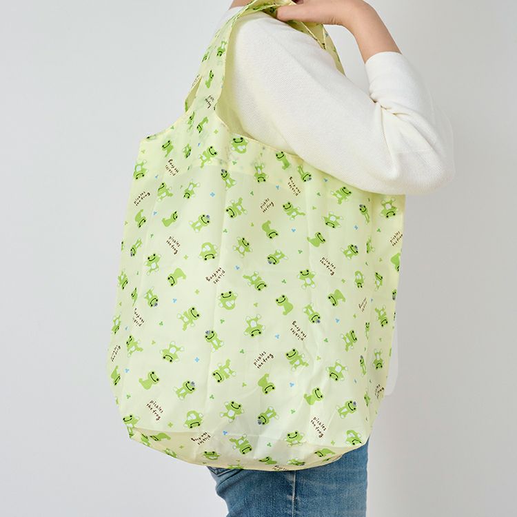 Pickles the Frog Eco Shopping Tote Bag All-over pattern Japan 2025