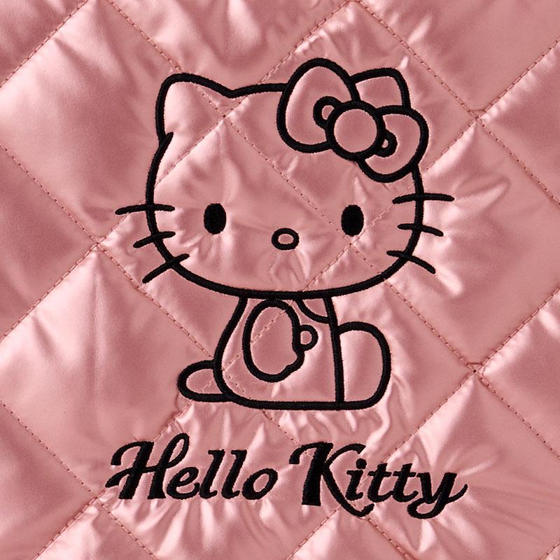 Hello Kitty Metallic Quilting Lunch Bag Cube Pink Sanrio Japan