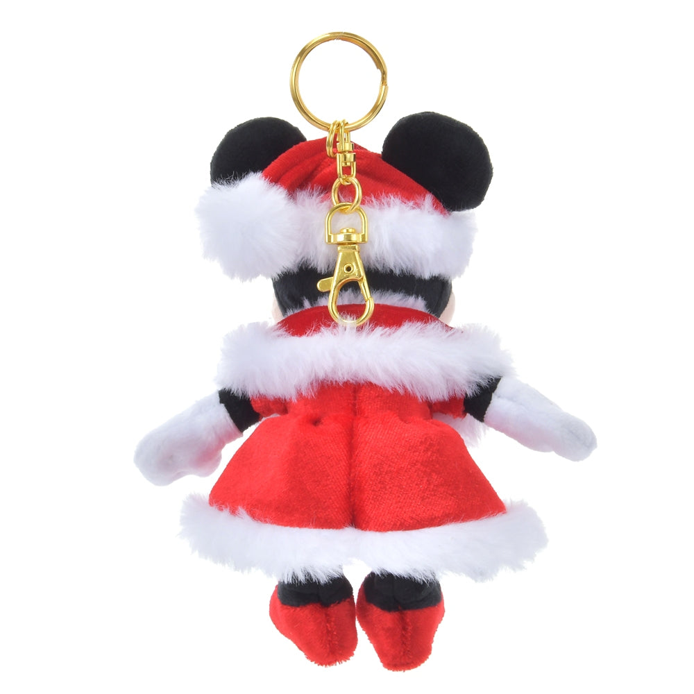 Minnie Plush Keychain Disney Store Japan Christmas 2024