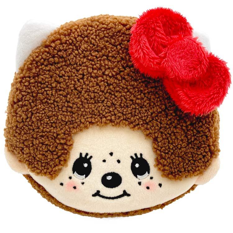 Monchhichi Hello Kitty Plush Pouch Face Sanrio Japan