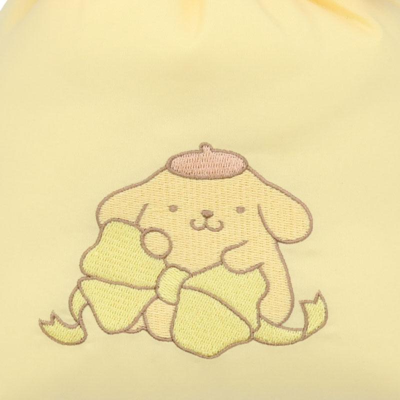 Pom Pom Purin Drawstring Pouch Cushion Ribbon Sanrio Japan 2024