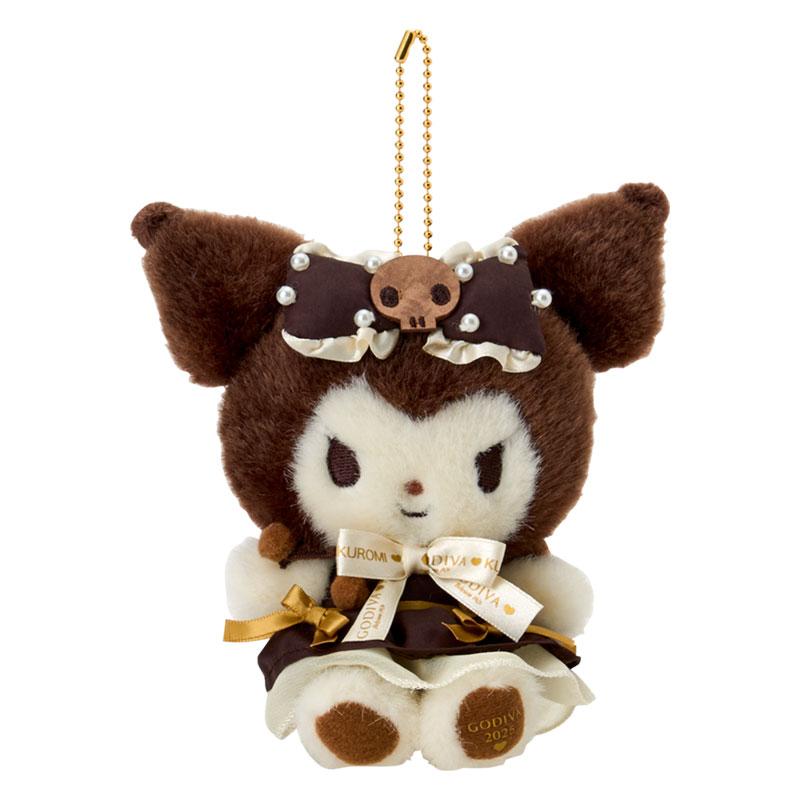 Kuromi GODIVA Chocolate Plush Mascot Keychain Sanrio Japan Valentine's Day 2025