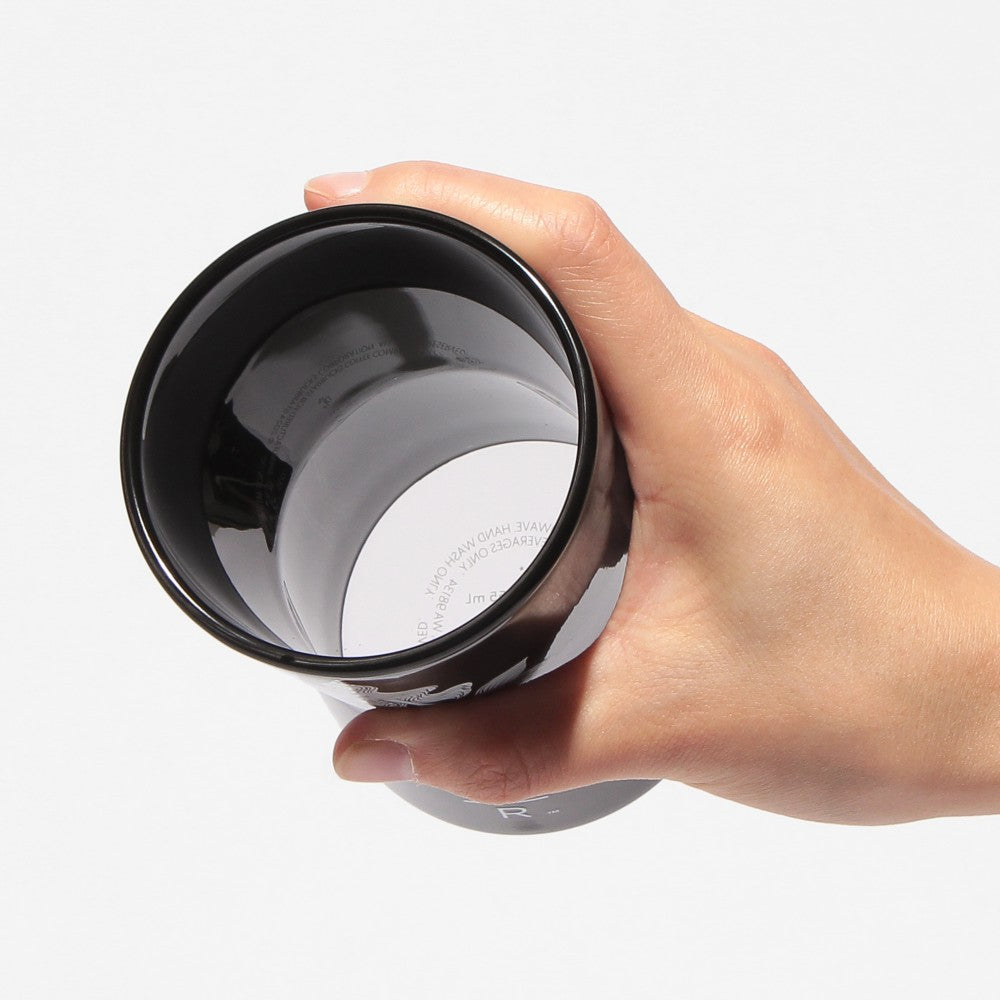 WILDSIDE Starbucks Japan Reserve Silo Glass Cup Black 355ml 2025