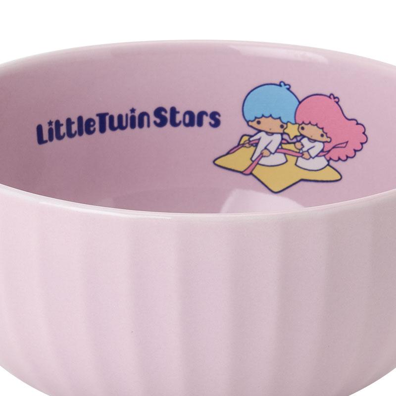 Little Twin Stars Kiki Lala Ceramic Bowl Purple Sanrio Japan 2025