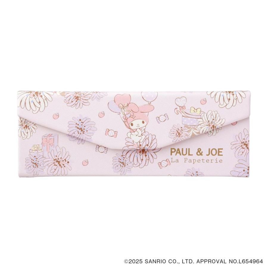 My Melody Glasses Case Chrysanthem Pink PAUL & JOE Japan 2025