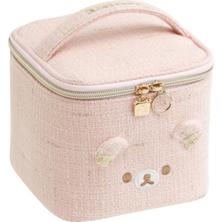 Rilakkuma Vanity Pouch Tweed Lovely House San-X Japan 2024