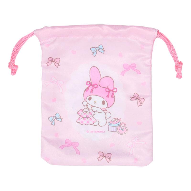 My Melody Mirror & Hairbrush Set with Pouch Sanrio Japan 2025