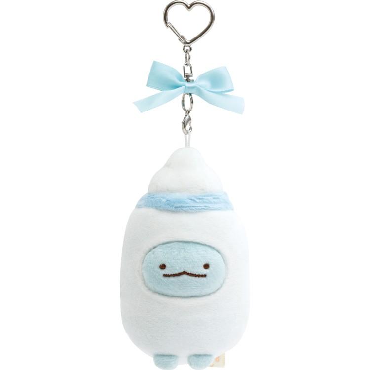 Sumikko Gurashi Tokage Plush Keychain Baby Bottle Kindergarten San-X Japan 2025