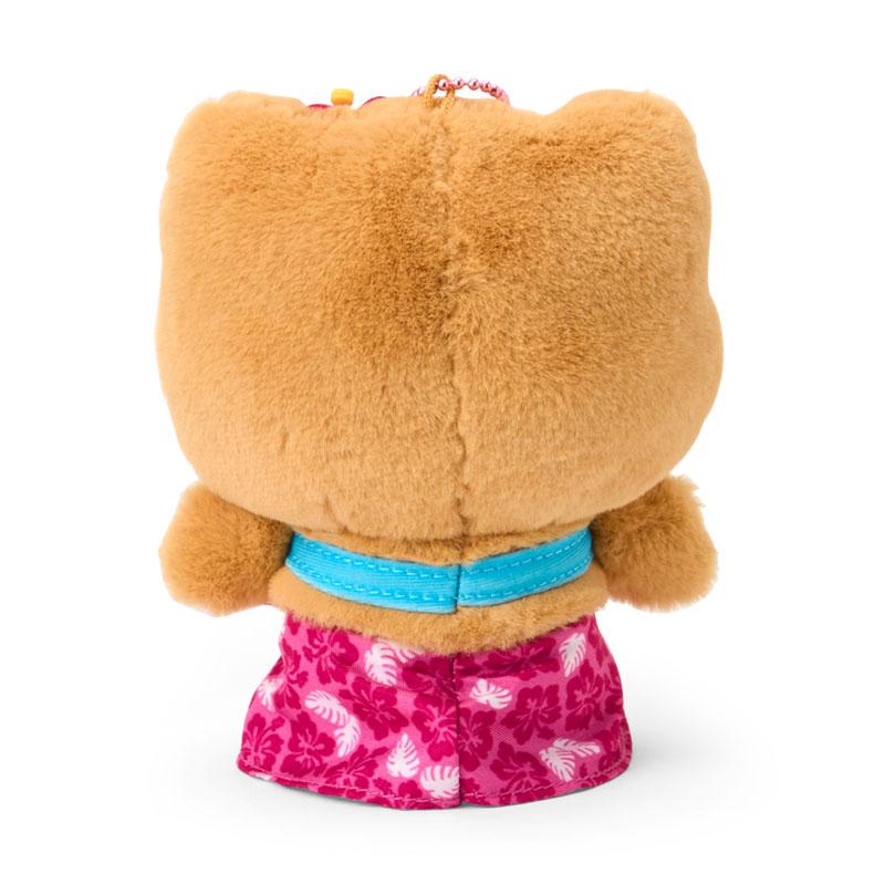 Hello Kitty Plush Mascot Holder Keychain Pink Tokonatsu Vacation Sanrio Japan