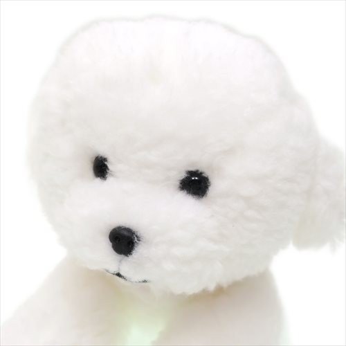 Hizawanko Knee Dog Bichon Frise Plush Doll White Sunlemon Japan