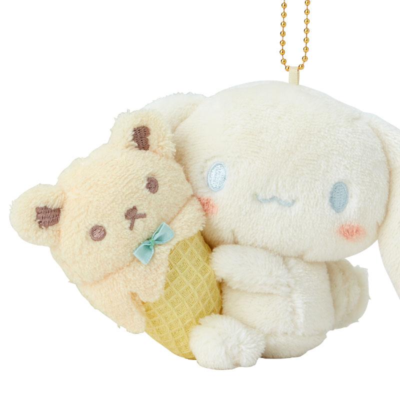 Cinnamoroll Plush Mascot Holder Keychain Relax & Natural Sanrio Japan 2024