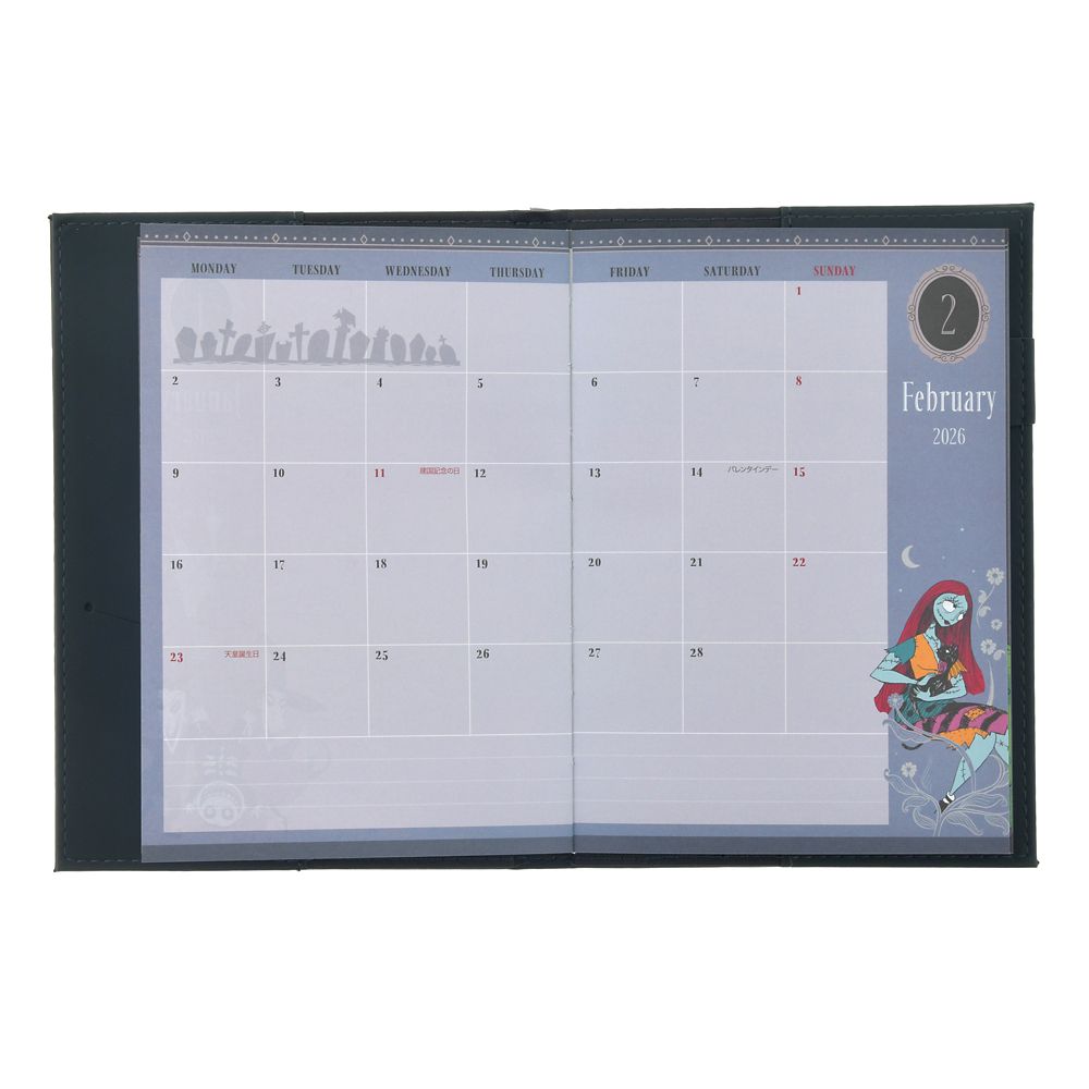 Nightmare Before Christmas 2026 Schedule Book B6 Weekly Disney Store Japan