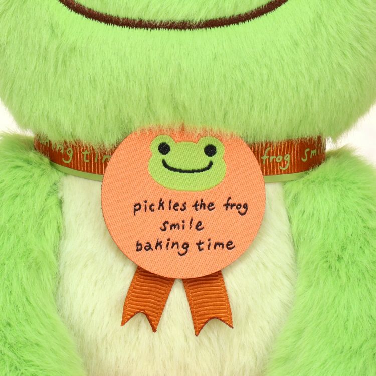 Pickles the Frog Bean Doll Plush Melon bread Melonpan Smile Baking Jap