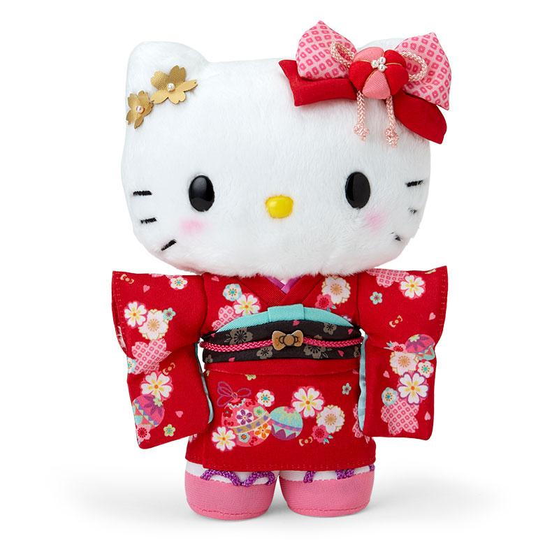 Hello Kitty Plush Doll Kimono Sanrio Japan Sakura 2024