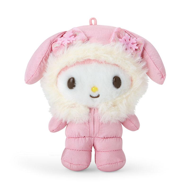 My Melody Plush Mascot Holder Keychain Fluffy Winter Sanrio Japan 2024