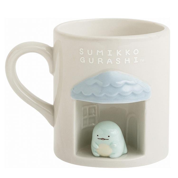 Sumikko Gurashi Tokage Lizard Mug Cup Home White Okiniiri San-X Japan 2025