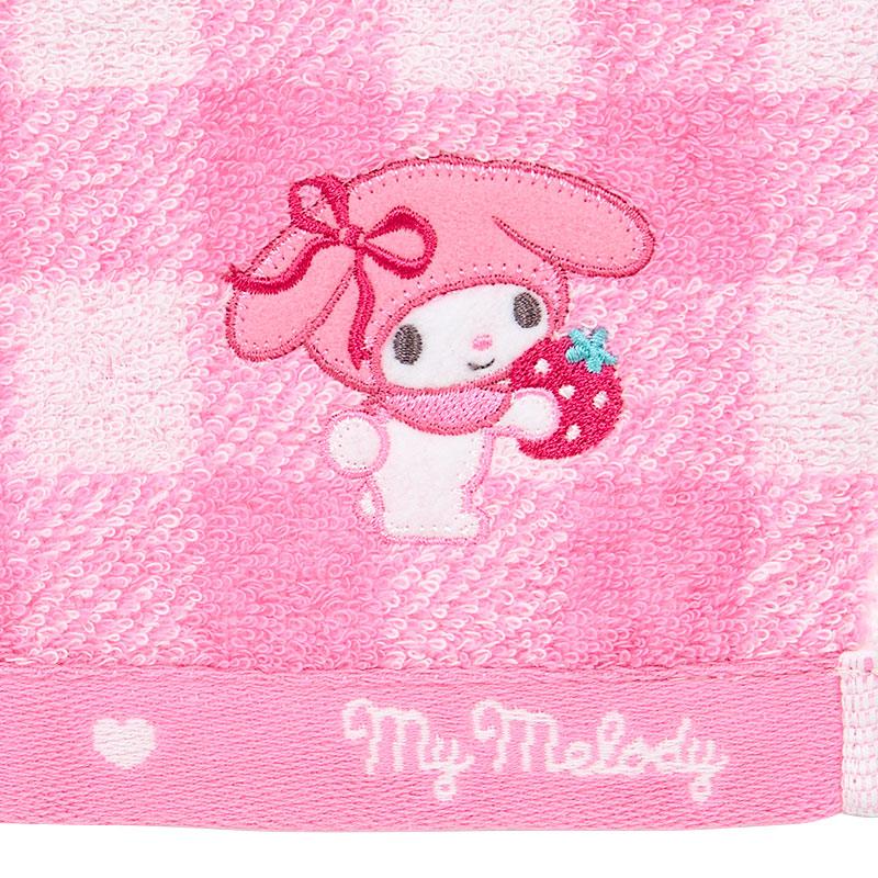 My Melody Hand Towel Plaid Pink Imabari Sanrio Japan 2025