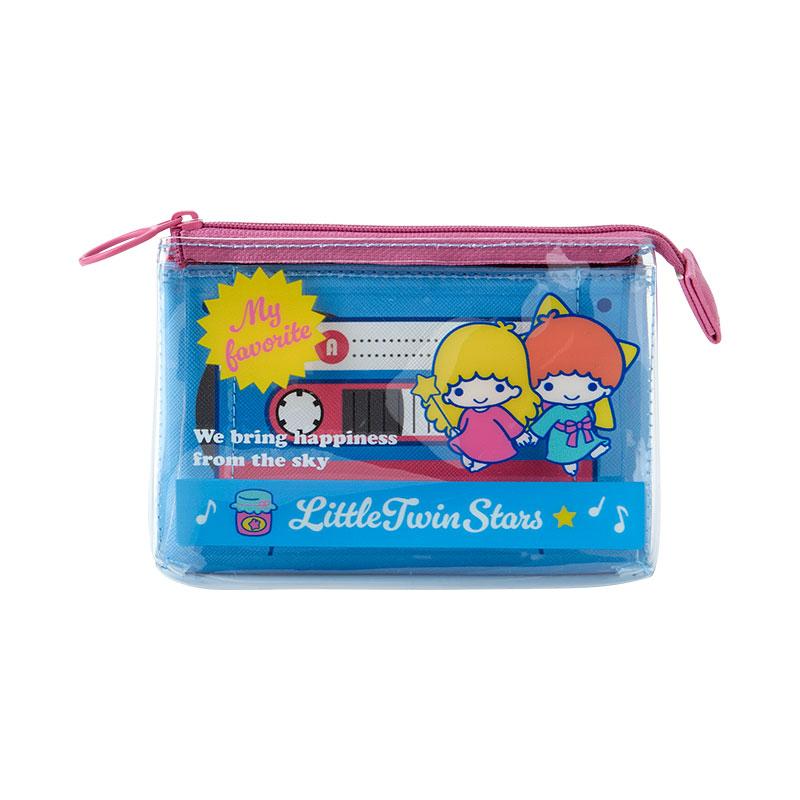 Little Twin Stars Kiki Lala Pouch Clear Cassette Vintage Retro Sanrio Japan