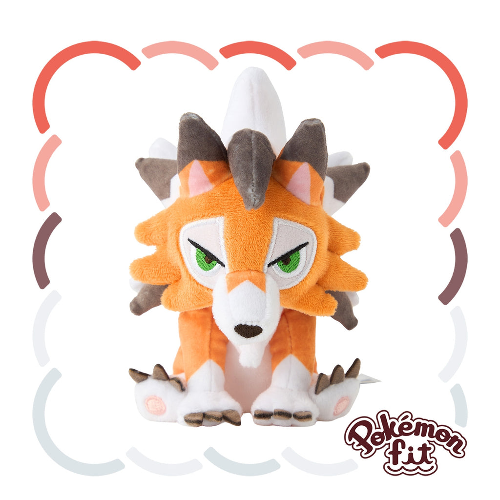 Lycanroc Lugarugan Dusk Form Plush Doll Sun & Moon Pokemon fit Center Japan #745