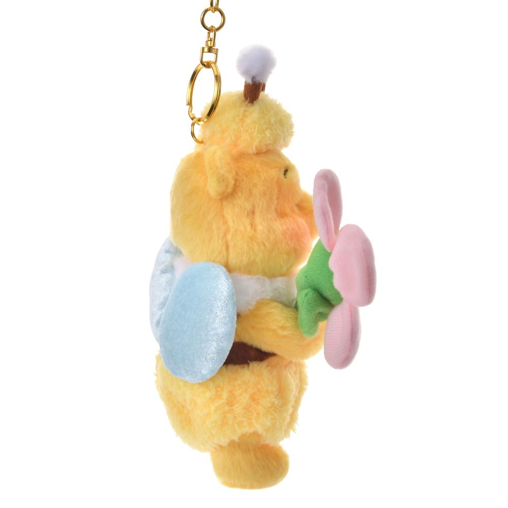 Winnie the Pooh Plush Keychain Flower Garden Disney Store Japan 2025