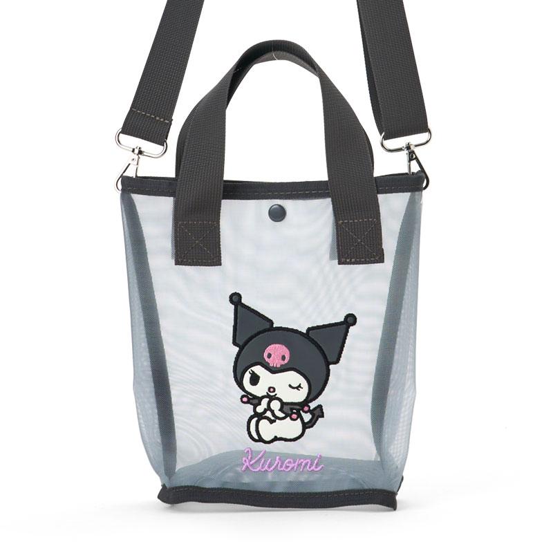 Kuromi Mesh 2WAY Tote Shoulder Bag Sanrio Japan 2025