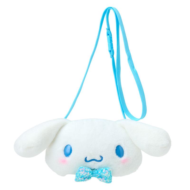 Cinnamoroll Kids Plush Neck Coin Case Pouch Face Shape Sanrio Japan 2025
