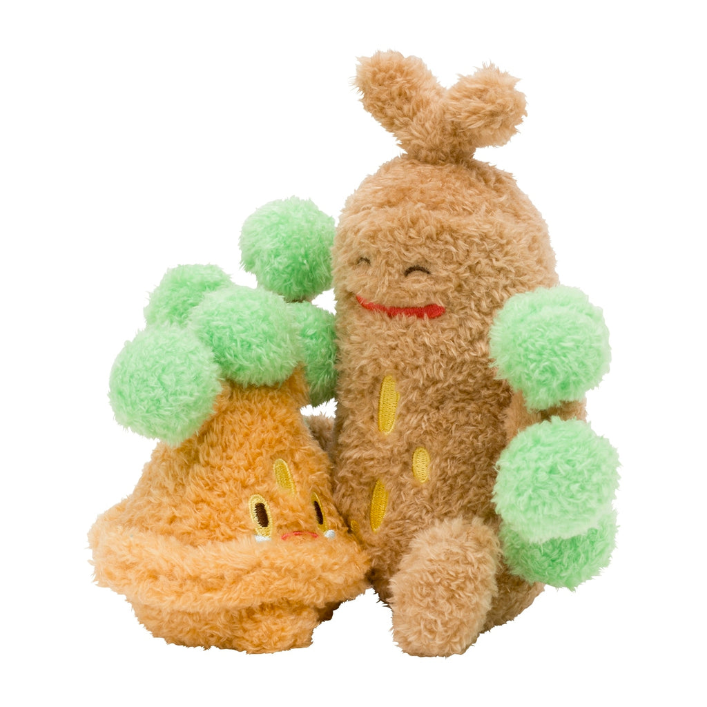 Bonsly & Sudowoodo Plush Doll Buru Buru... Mugyu Crying Pokemon Center Japan