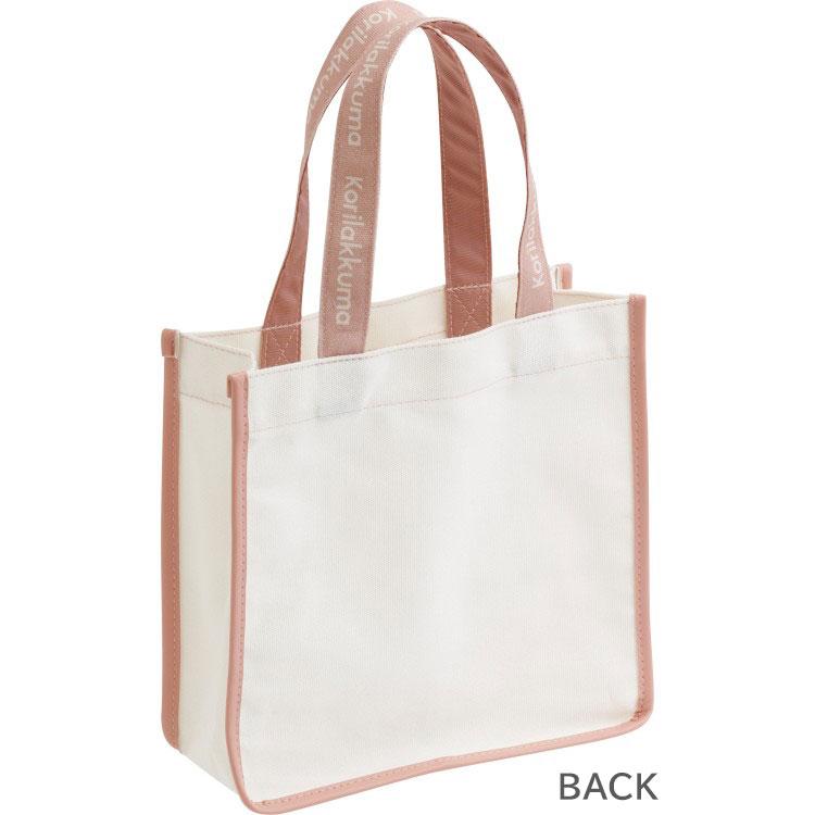 Korilakkuma Canvas mini Tote Bag Pink San-X Japan 2025 Rilakkuma