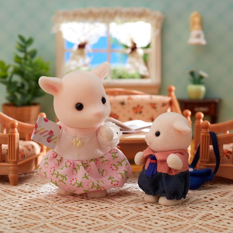 Sylvanian Families doll Goat Family FS-43 EPOCH Japan
