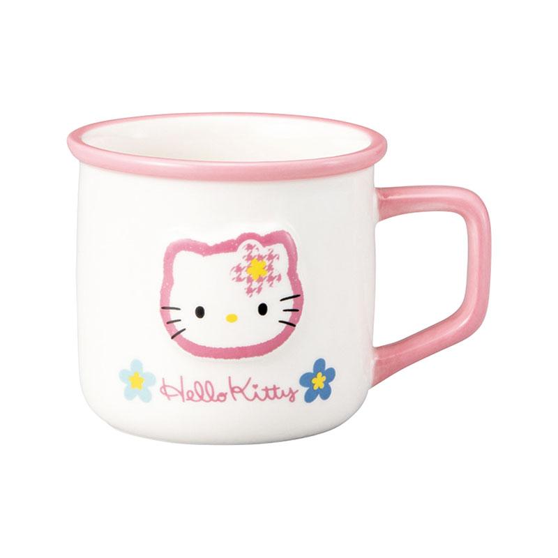 Hello Kitty Enamel style Mug Cup Sanrio Japan 2024