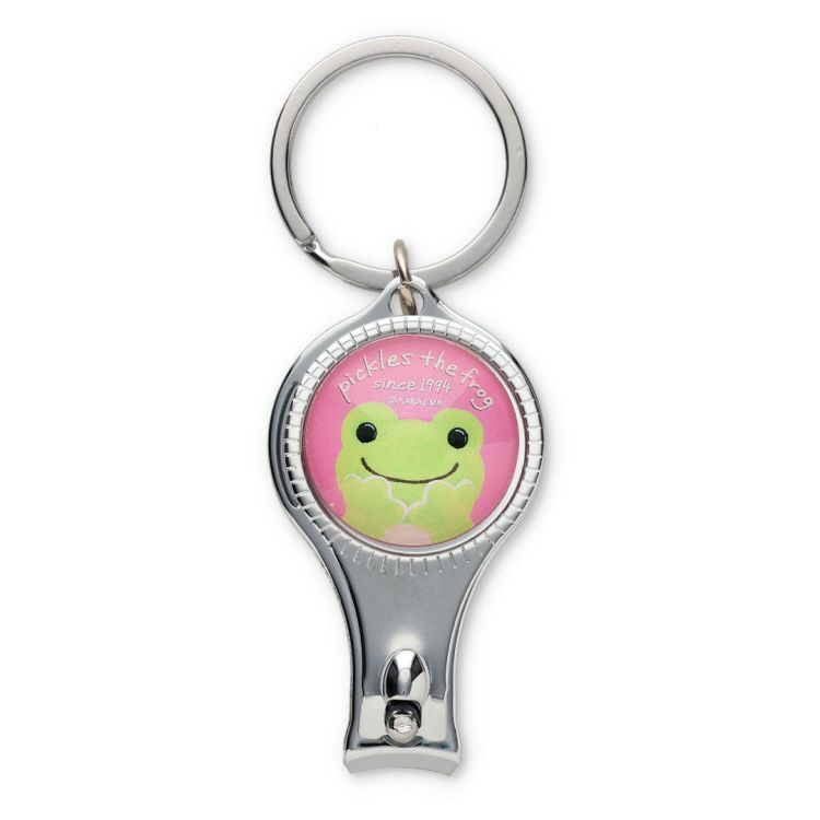 Pickles the Frog Nail Clippers Puffy Green Pink Japan 2025