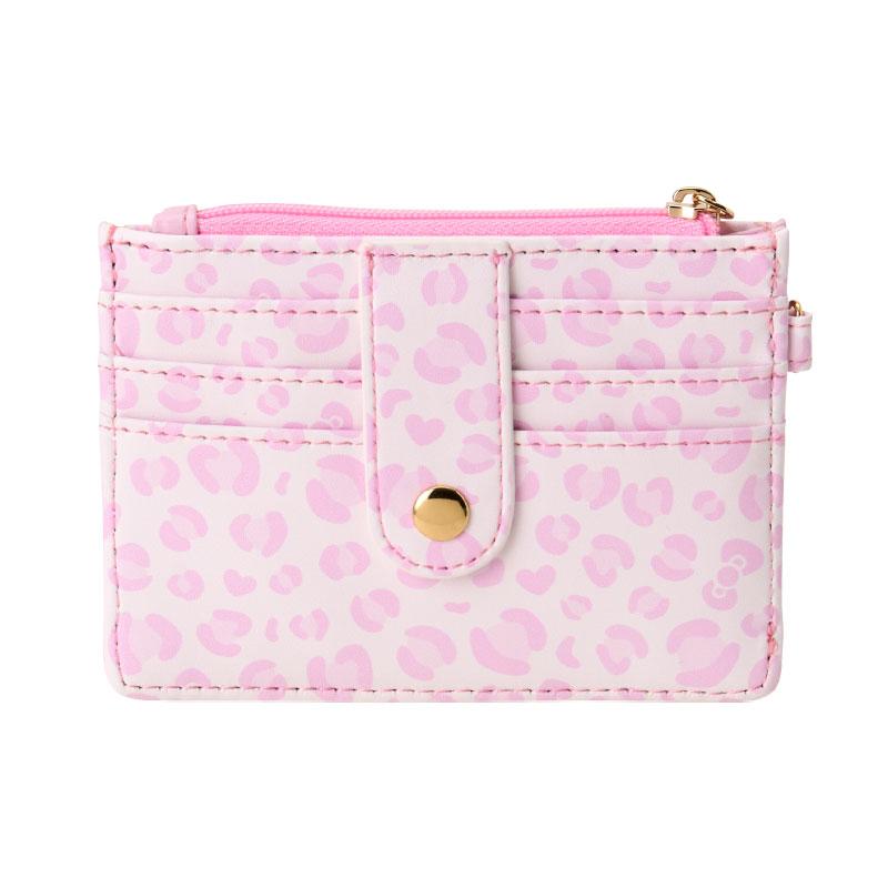 Hello Kitty Coin Case Pouch Leopard Pink Sanrio Japan 2025