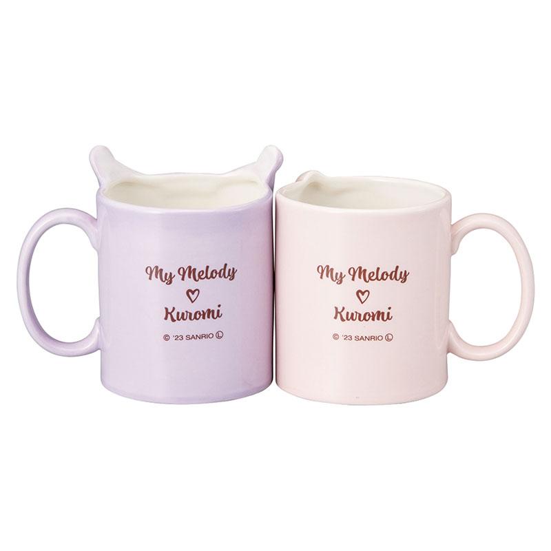 My Melody & Kiromi Kiss Pair Mug Cup Sanrio Japan 2024