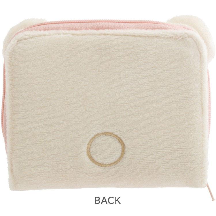 Korilakkuma Plush Bifold Wallet White San-X Japan 2025 Rilakkuma