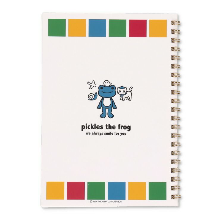 Pickles the Frog Ring Notebook A5 always smile Japan 2024