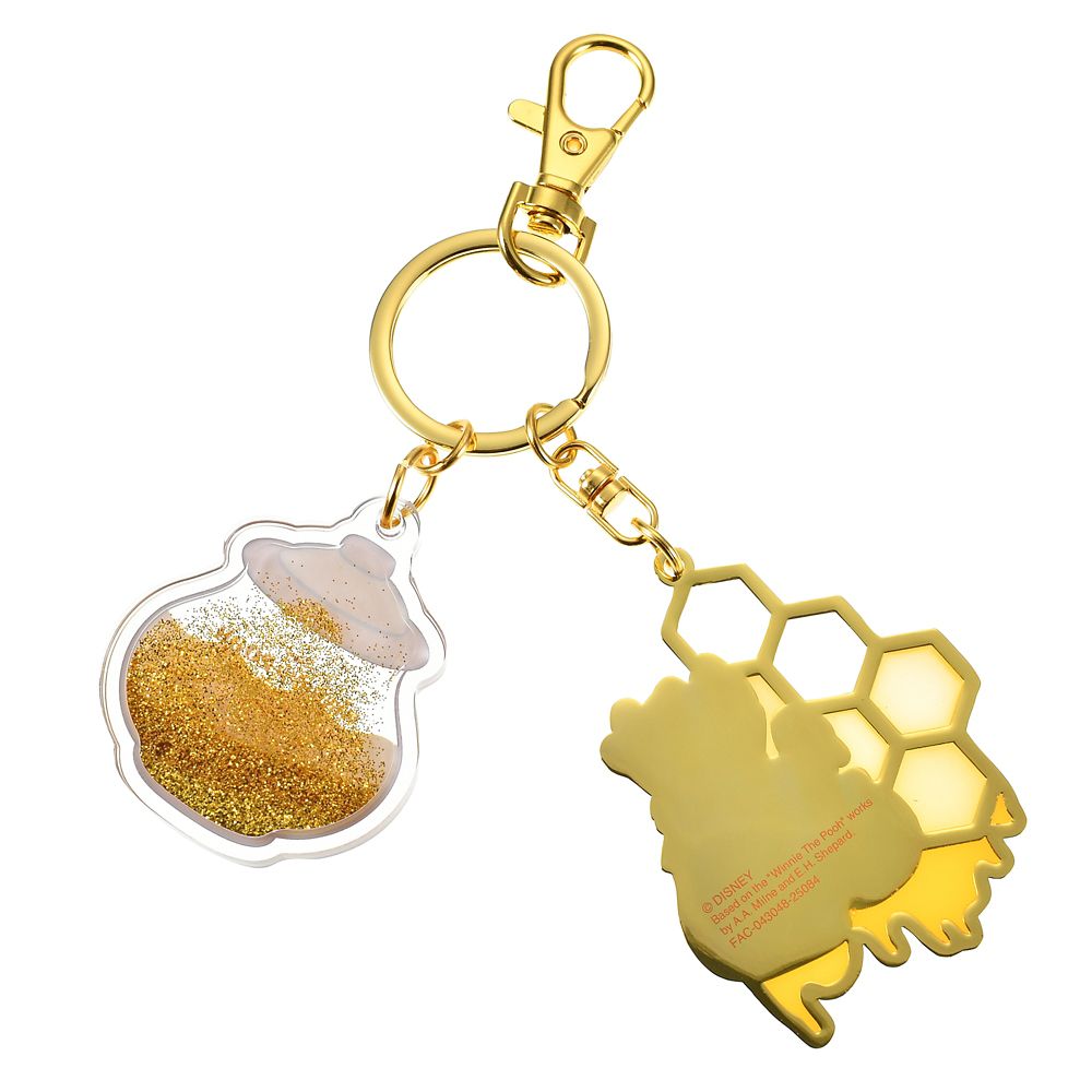 Winnie the Pooh Keychain Key Holder HONEY DAY Disney Store Japan 2025
