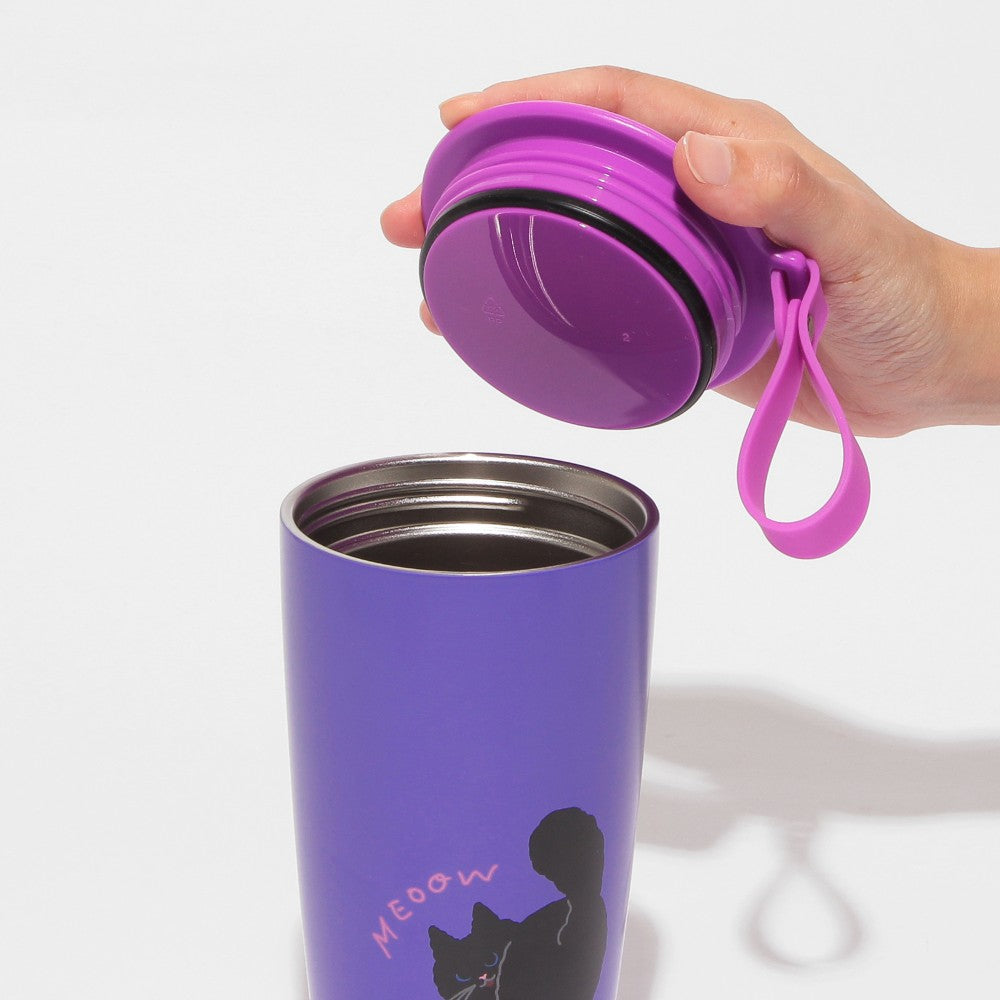 Starbucks Japan Halloween 2025 Cat Shaped Cup Stainless Bottle 355ml Tumbler