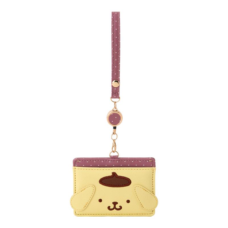 Pom Pom Purin Pass Case with Reel Sanrio Japan 2025