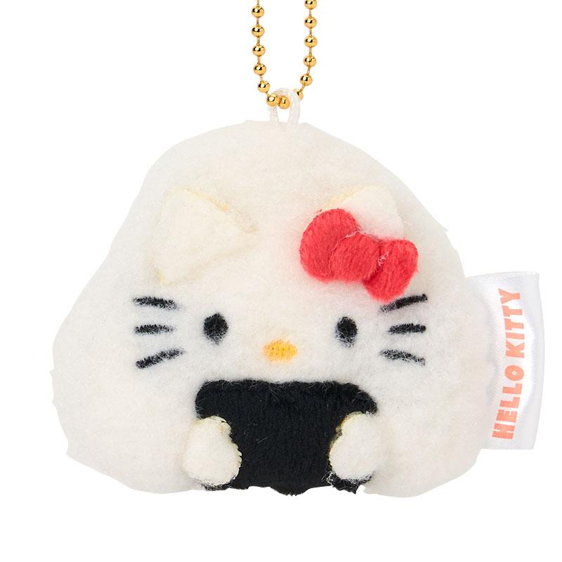 Hello Kitty Plush Mascot Holder Keychain Onigiri Sanrio Japan 2025