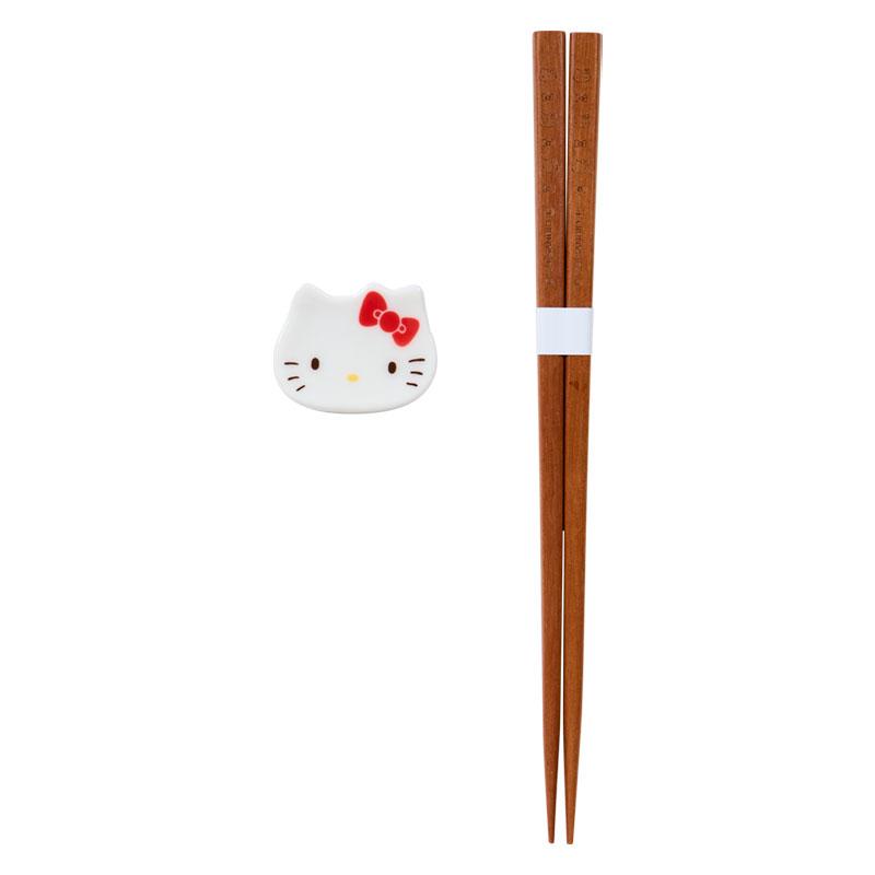 Hello Kitty Chopsticks Rest Set Red Ribbon Sanrio Japan 2025