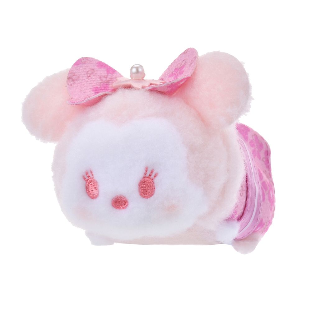 Minnie Tsum Tsum Plush Doll mini S Wa Japanese Sakura Disney Store Japan 2025