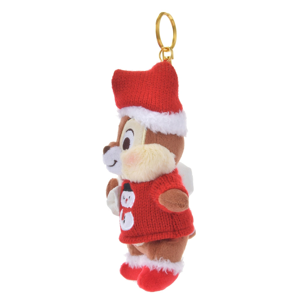 Chip Plush Keychain Disney Store Japan Christmas 2024