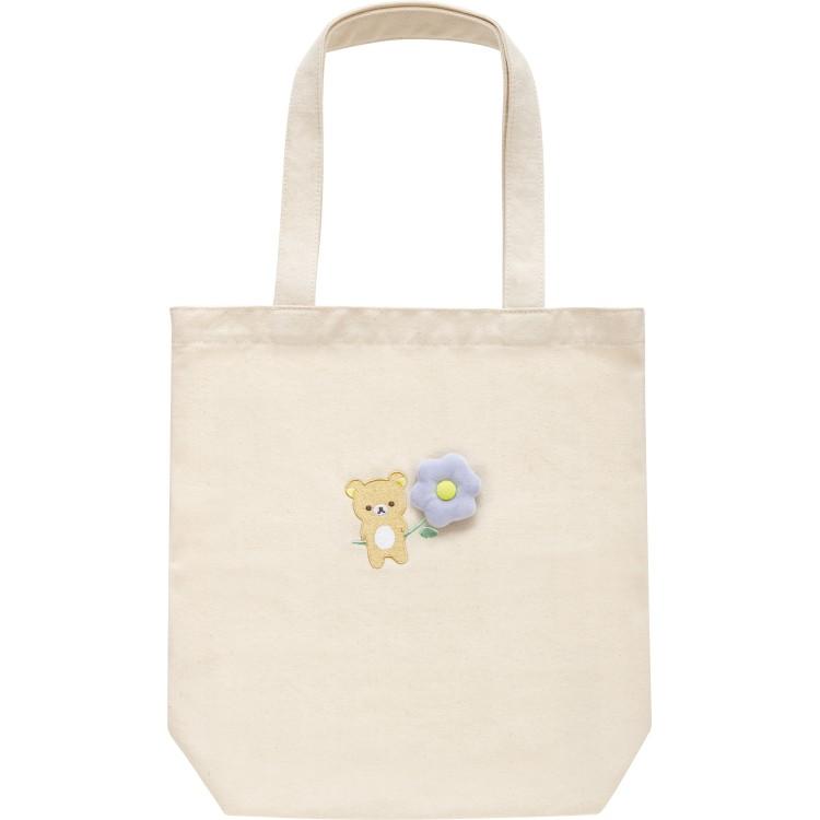 BASIC RILAKKUMA Flower Tote Bag San-X Japan 2025