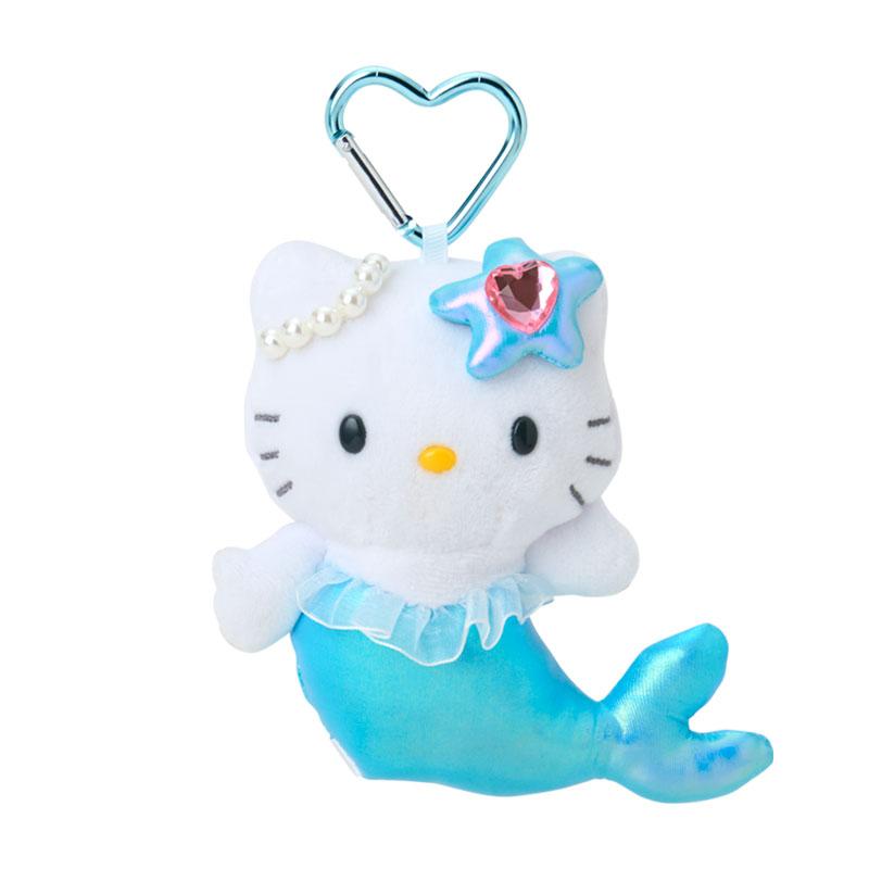 Hello Kitty Plush Mascot Holder Keychain Mermaid Blue Sanrio Japan 2025