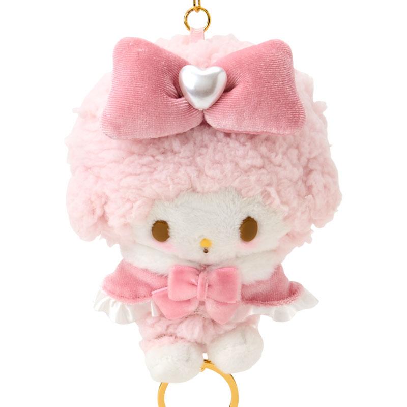 My Sweet Piano Plush Mascot Holder Keychain with Reel Pink Sanrio Japan 2025