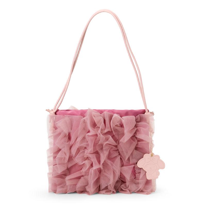 My Melody Tulle Drawstring Shoulder Bag Sanrio Japan 2025