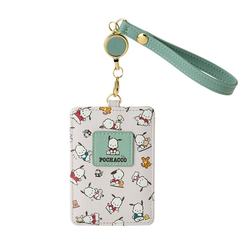 Pochacco Pass Case with Reel Sanrio Japan