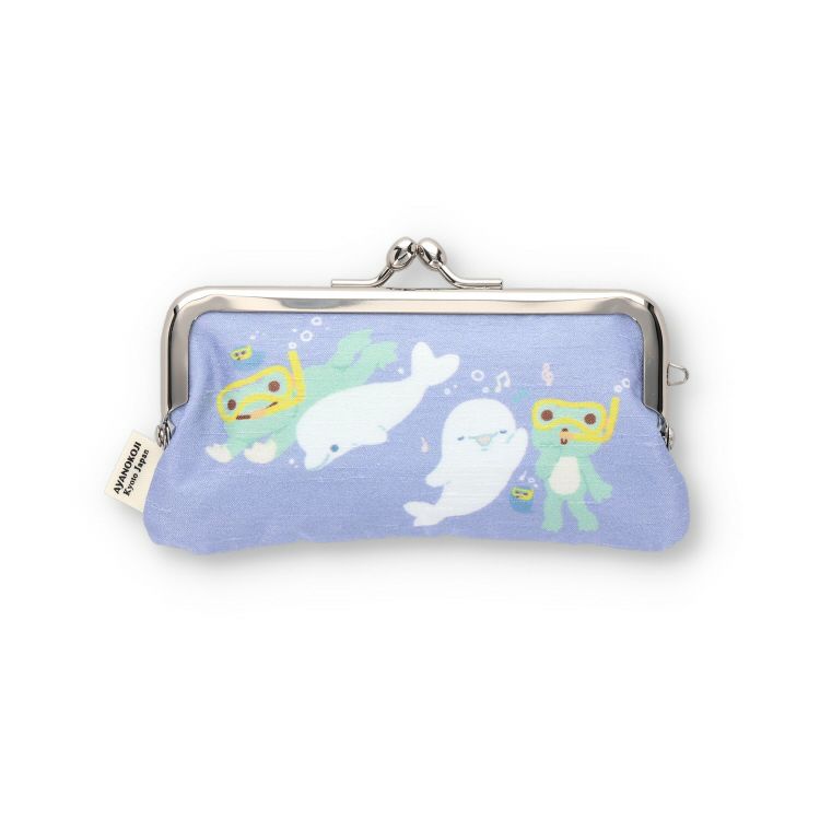 Pickles the Frog Clasp Pouch Sea Friends Blue AYANOKOJI Japan 2025