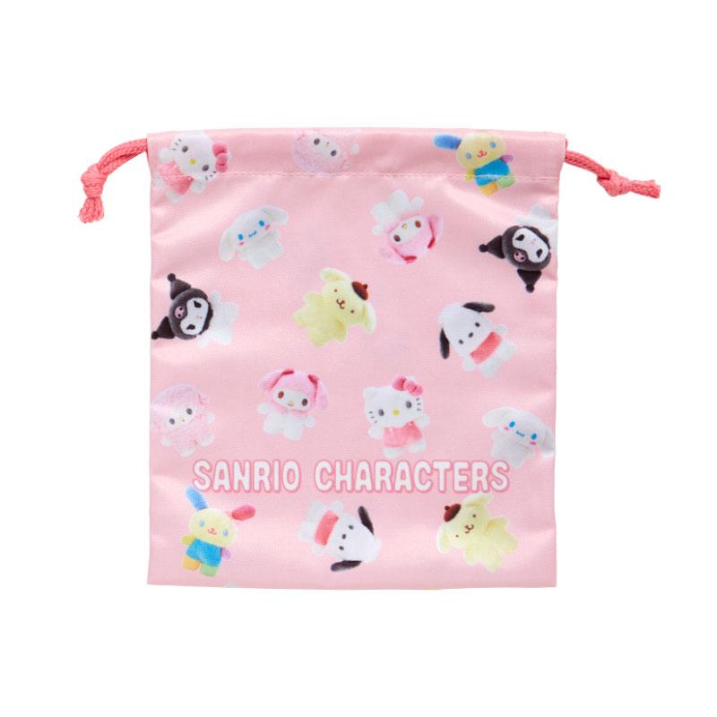 Drawstring Pouch Set Character Pitatto Friends Photo Sanrio Japan 2024