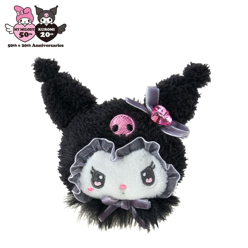Kuromi Plush Hair Clip Face Shape Melousa Romiusa Sanrio Japan 2025